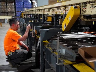 Installing production line at Genesee Brewery