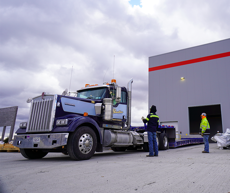 Data center heavy hauling