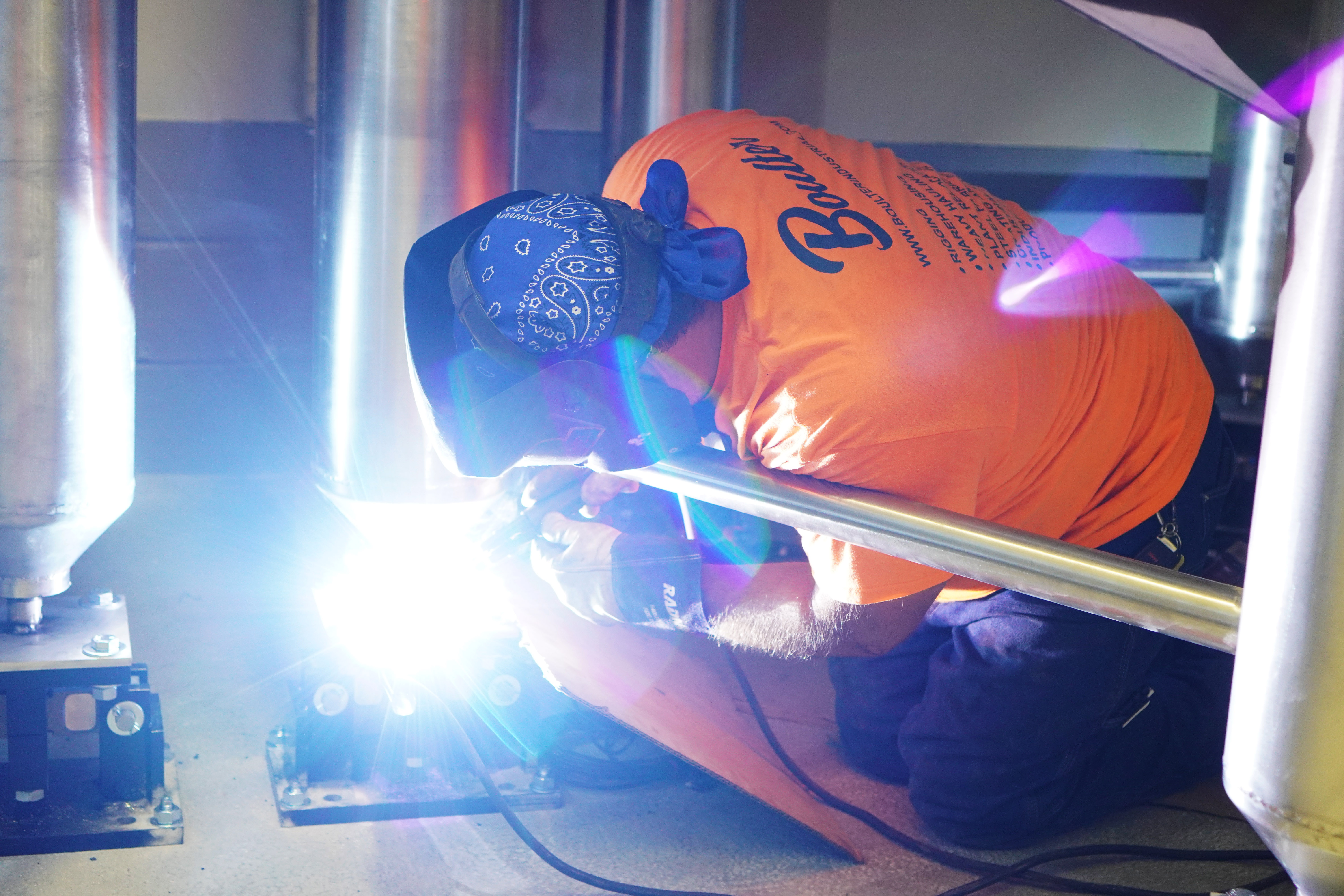 Welding at Black Button